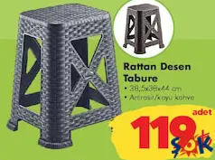 RATTAN DESEN TABURE RATTAN DESEN TABURE